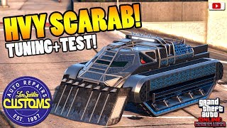 😍🛠Schnellster  Schönster Neuer Panzer SCARAB TuningTest😍🛠GTA 5 Online Arena War Update DLC [upl. by Manoff488]