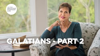 Galatians  Part 2  Joyce Meyer  Enjoying Everyday Life Teaching [upl. by Eissak17]