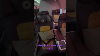 Vistara Business class A320 Delhi to Chandigarh [upl. by Ynogoham]