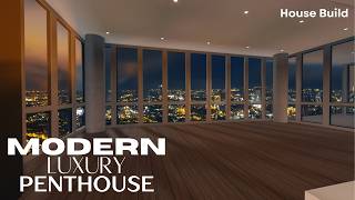 Bloxburg  Modern Luxury Penthouse  House Build [upl. by Howzell]