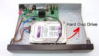 how to install hard drive in hikvision DVR  hard disk ko DVR me kyese lagayen [upl. by Monaco]