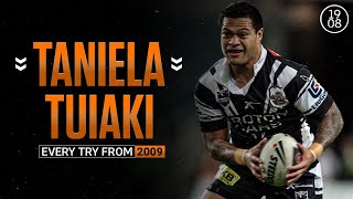 The try scoring tank  Every Taniela Tuiaki try from 2009  NRL Throwback [upl. by Hyozo441]