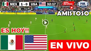 México vs Estados Unidos en vivo donde ver a que hora juega México vs Estados Unidos Amistoso [upl. by Jansson]