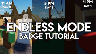 КАК ПОЛУЧИТЬ ВСЕ БЭЙДЖИ В ENDLESS MODE 【ROBLOX  Residence Massacre】 [upl. by Olumor]