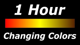 Relaxing 3 Color Changing RedYellowBrown Screen Led Lights 1 Hour [upl. by Trev816]