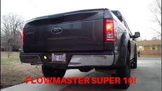 2017 Ford F150 Flowmaster Super 10 [upl. by Sikata]