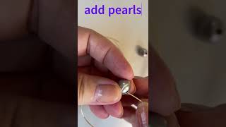 Making Large Hoop Earrings Easy And Simple For Beginners Earring Tutorial [upl. by Julianne236]