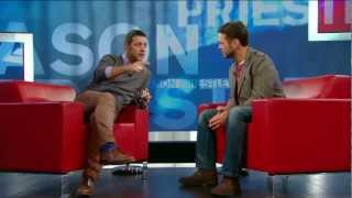 Jason Priestley on George Stroumboulopoulos Tonight INTERVIEW [upl. by Ludvig434]