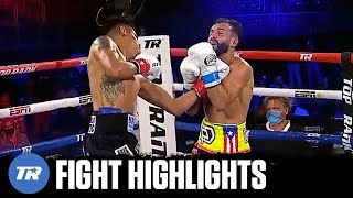 Emanuel Navarrete Puts on A Show Scores 4 Knockdowns Finishes Diaz Retains Belt  FIGHT HIGHLIGHTS [upl. by Rambert649]