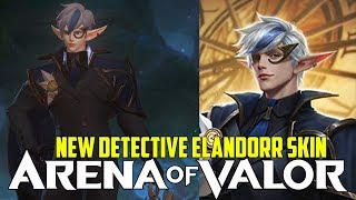 NEW DETECTIVE ELANDORR SKIN  AOV 30  Arena of Valor  LiênQuânMobile  傳說對決  펜타스톰  伝説対決 [upl. by Bernstein816]