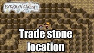 Pokemon Glazed  Earliest Trade stone location [upl. by Dodie77]