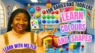 Learn Colors and shapes with Ms Flo  Color Exploration Week  Little Explorer Fun [upl. by Vasiliki]