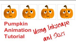 Inkscape Animation of a Pumpkin using Sozi [upl. by Akisej168]