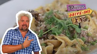 Guy Fieri Eats Short Rib Pappardelle in Delray Beach  Diners DriveIns and Dives  Food Network [upl. by Lad]