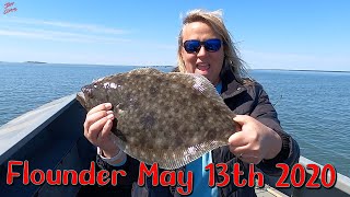 Wachapregue Virginia Flounder First Fish of 2020 [upl. by Elades]