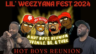 Lil Wayne REUNITES The HOT BOYS At Lil Weezyana Fest 2024 [upl. by Raknahs264]