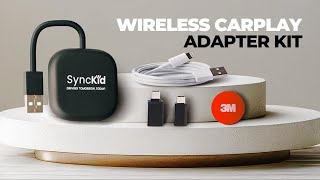 Upgrade Your CarPlay Experience with SYNCKIDs Wireless Adapter Kit  Review [upl. by Konyn]