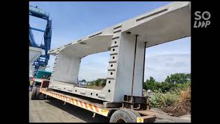 Bullet Train box girder segment installation by LampT Loncher 🔥🔥 [upl. by Ayocal430]