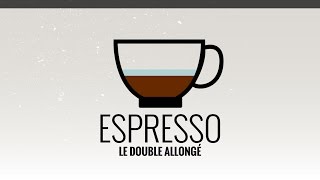 Comment faire l Espresso  le double allongé [upl. by Nawiat581]