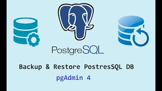 How to backup amp restore database in PostgresSQL using pgAdmin 4 [upl. by Charlie591]