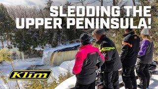 Exploring Michigan Snowmobile Trails  Day 3 [upl. by Diskson]