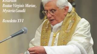 Rosario in Latino di Benedetto XVI  Misteri Gaudiosi Lunedì e Sabato [upl. by Tallbot]