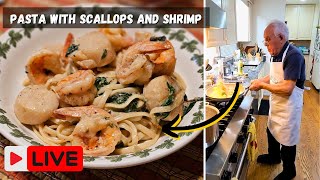 Pasta with Shrimp and Scallops by Pasquale Sciarappa [upl. by Phebe956]