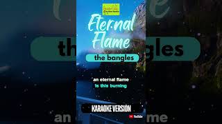 ETERNAL FLAME  The Bangles Karaoke [upl. by Kred]