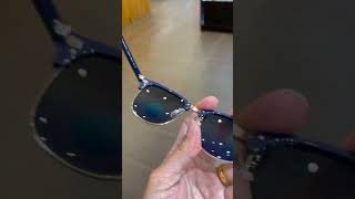 Ray Ban Clubmaster  Blue On Silver  Silver Blue Polarized 3016F1366G654 [upl. by Filipe]