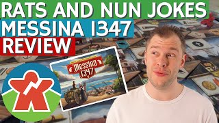 Messina 1347  Board Game Detail Review  Cute Rats amp Nun Jokes [upl. by Demeter]