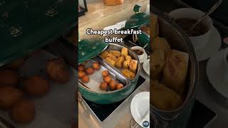 Cheapest breakfast buffet in a 4 star hotel streetfoodindia streetfood indianpizza eggdishes [upl. by Resiak434]