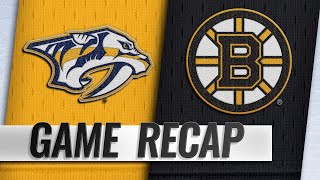 Bergeron reaches 300 career goals in win vs Preds [upl. by Page]