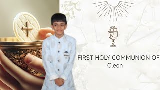 LIVE  First Holy Communion Of Cleon  at Immaaculate Conception Church Urwa  24112024  930am [upl. by Ennoitna459]