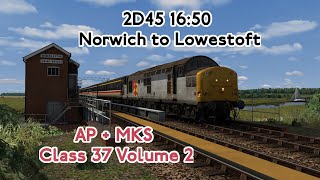 Train Simulator 2021 Norwich to Lowestoft AP Class 37 Vol 2 [upl. by Rufford]