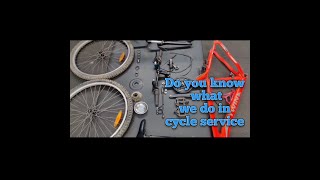 How to service a cyclecomplete dismantling and AssemblyBTwin RockRider340Cycling [upl. by Anhej]