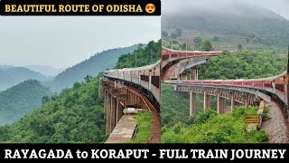 Rayagada To Koraput Full Train Journey😍  Hirakhand Exp  Doubling Update  Must VisitPlace  Part 1 [upl. by Benoit]