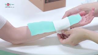 토마토엠엔씨TOMATO MampC 1 Tomato Splint Short arm application [upl. by Lj]