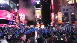 Times Square NYE 2014 [upl. by Merrile]