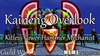 GW2 Kitless Power Hammer Mechanist  Kaineng Overlook Beta [upl. by Nodnek]