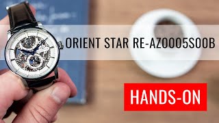 HANDSON Orient Star Classic Skeleton Mechanical REAZ0005S00B [upl. by Locin]