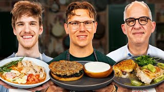 Gen Z vs Millennial vs Boomer Cooking Challenge [upl. by Lilith427]