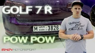 Golf 7 R Schubabschaltung  POW POW SimonMotorSport Folge 238 [upl. by Lalib912]