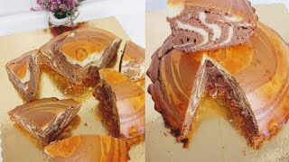 Torta zebrata al cacao senza burro ottima torta [upl. by Loeb]