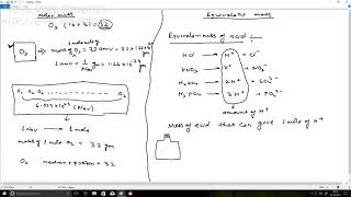 L 1 Stoichiometry equivalent mass normality and gram equivalent nfactor theory [upl. by Marchese564]