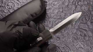 BURN Custom OTF Stinger DA Ladder Damascus 416 Stainless Steel Chassis [upl. by Phillida]