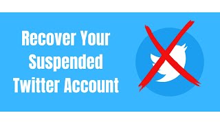 How to unsuspend twitter account [upl. by Greg350]