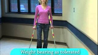 How to use canes crutches and walkers after surgery [upl. by Einatsed]