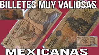 MIRA CUANTO VALEN HOY ESTOS BILLETES MEXICANAS [upl. by Lucania]