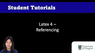 LaTeX 4  Referencing 56 [upl. by Elleivad226]