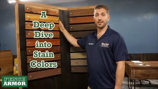 Dive Deeper Into Stain Colors w Caleb Roth Stain amp Seal Experts  Fence Armor [upl. by Xuagram322]